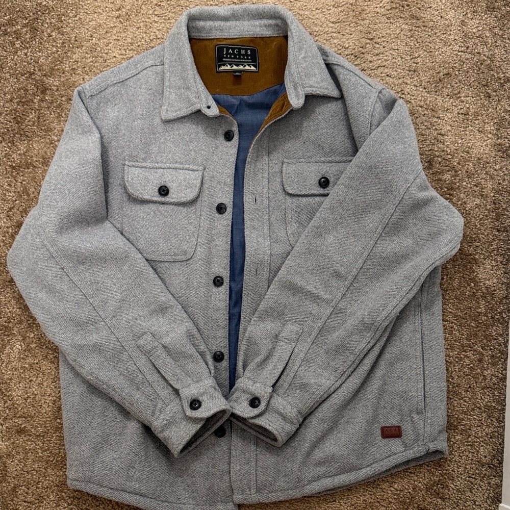 Jachs Light Gray Shirt Jacket